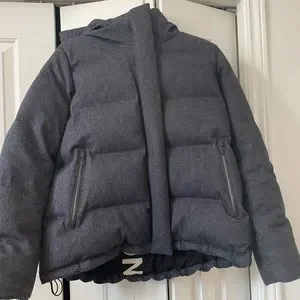 Grey Wunder Puff Wool Lululemon Athletica Jackets Coats Lululemon